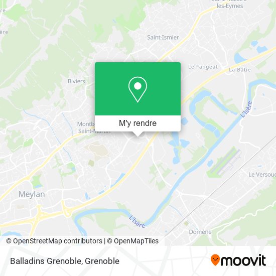 Balladins Grenoble plan