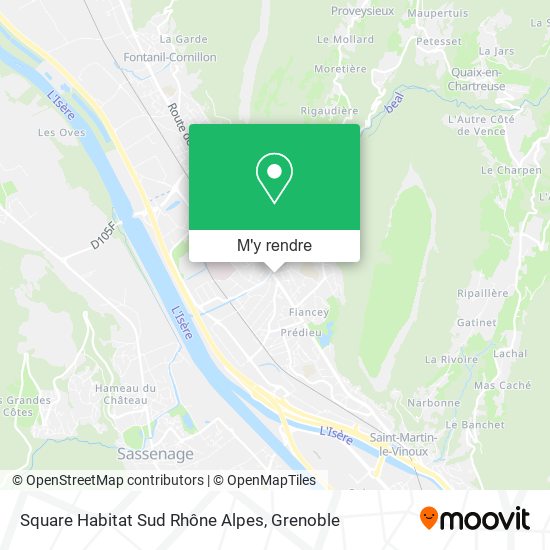 Square Habitat Sud Rhône Alpes plan