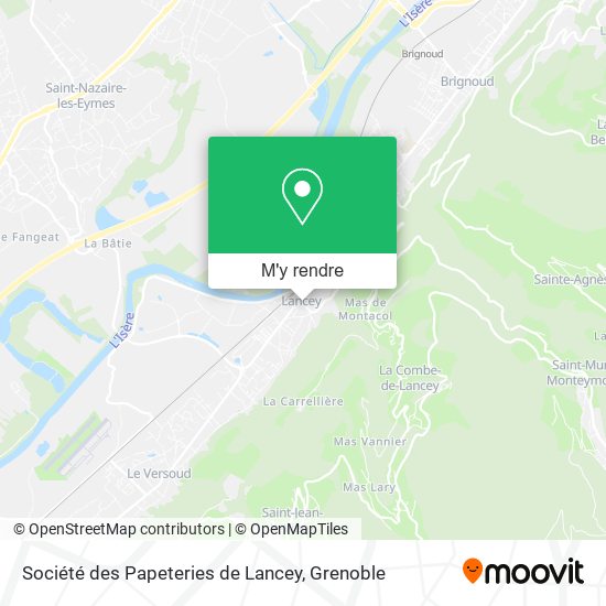 Société des Papeteries de Lancey plan