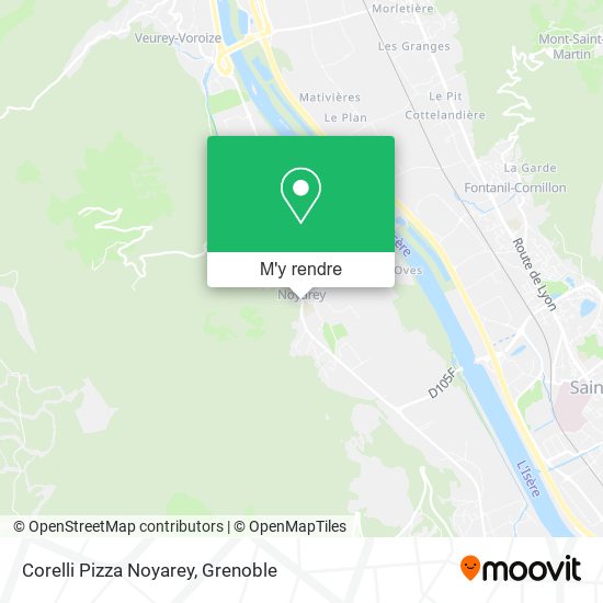 Corelli Pizza Noyarey plan