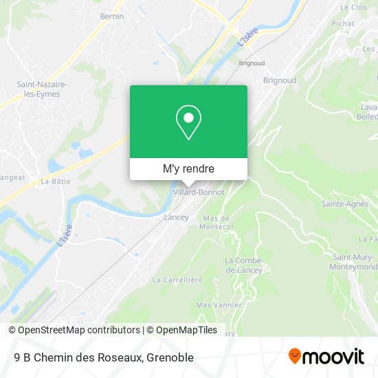 9 B Chemin des Roseaux plan