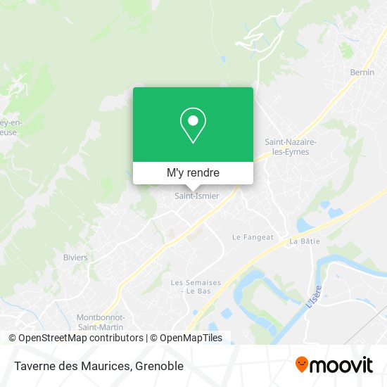 Taverne des Maurices plan