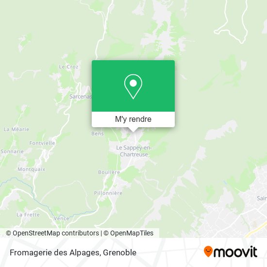Fromagerie des Alpages plan