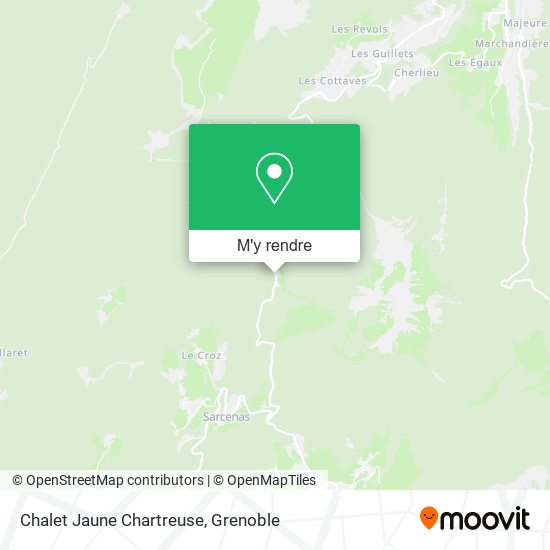 Chalet Jaune Chartreuse plan