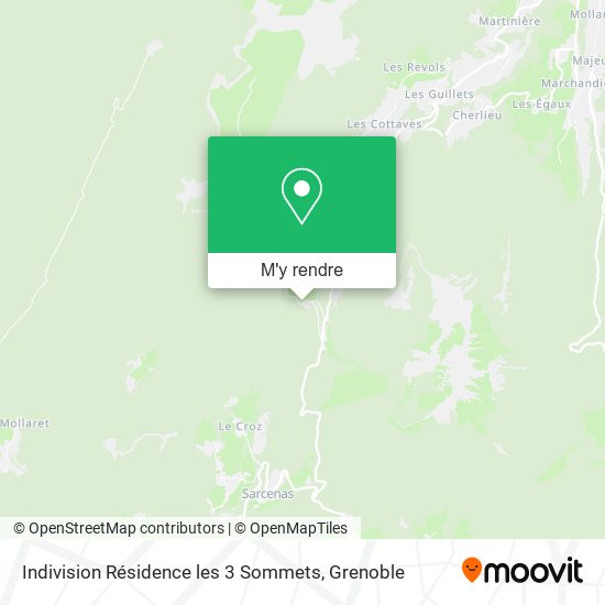 Indivision Résidence les 3 Sommets plan