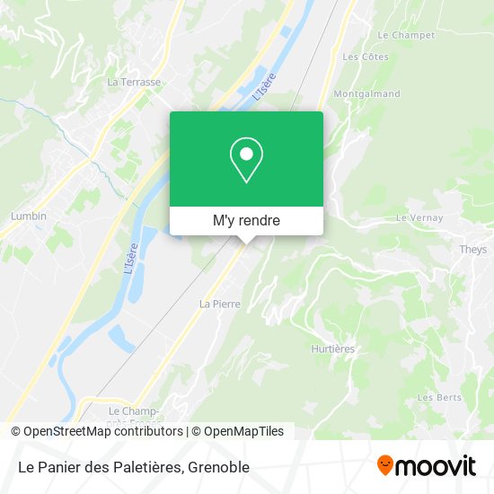 Le Panier des Paletières plan