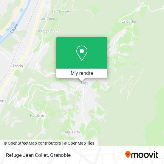 Refuge Jean Collet plan