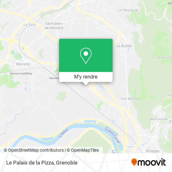 Le Palais de la Pizza plan