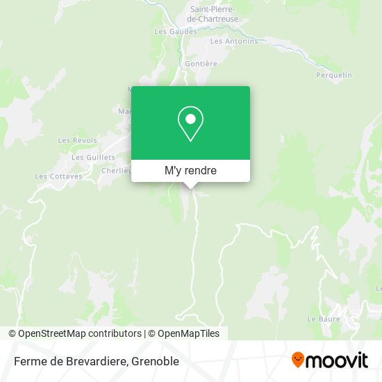 Ferme de Brevardiere plan