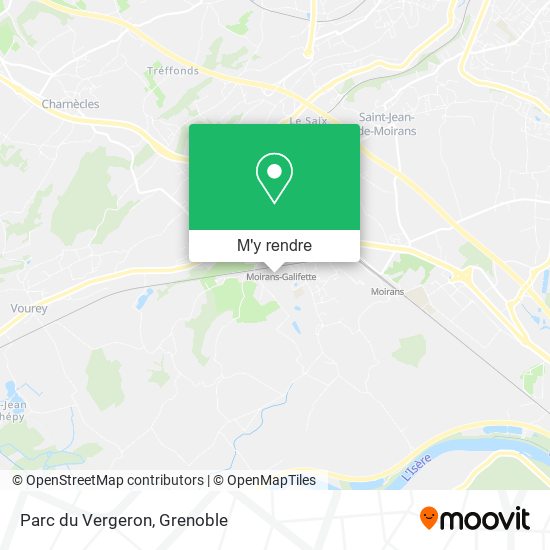 Parc du Vergeron plan