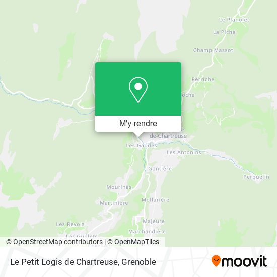 Le Petit Logis de Chartreuse plan