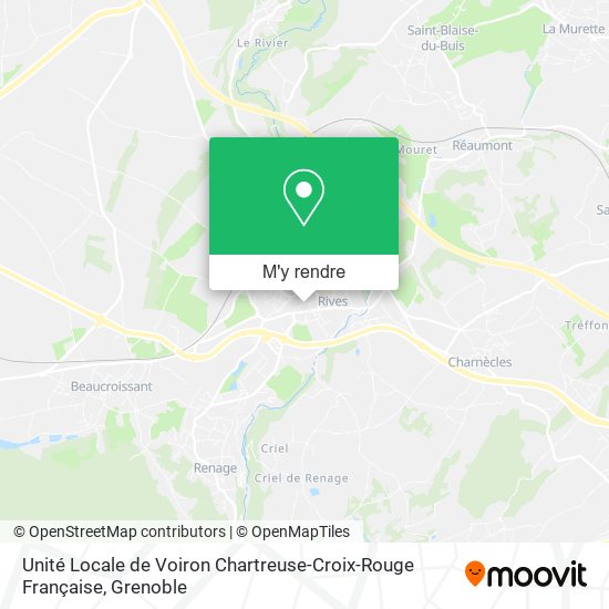 Unité Locale de Voiron Chartreuse-Croix-Rouge Française plan