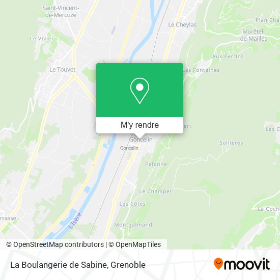 La Boulangerie de Sabine plan
