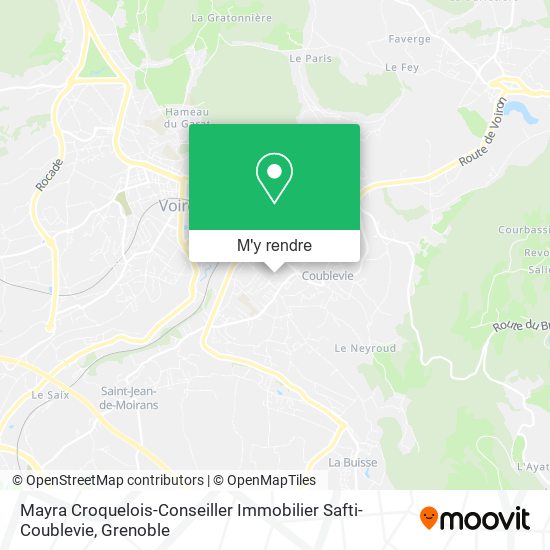 Mayra Croquelois-Conseiller Immobilier Safti-Coublevie plan