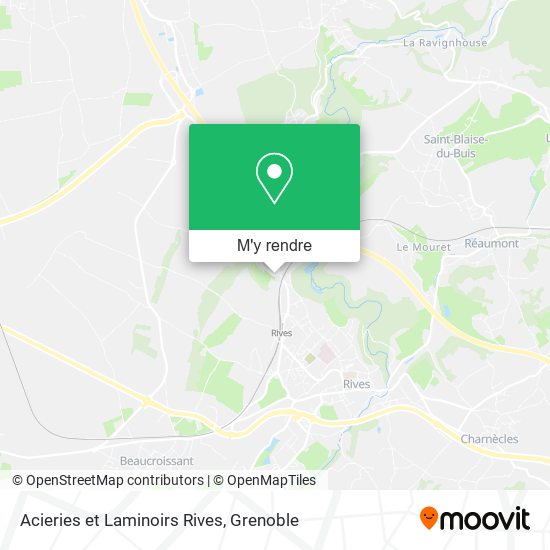 Acieries et Laminoirs Rives plan