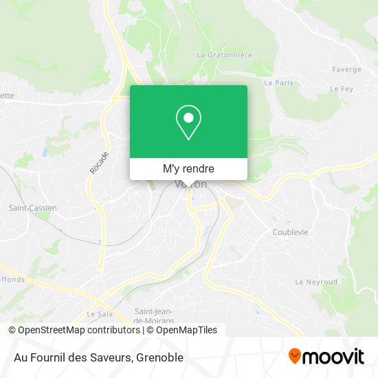 Au Fournil des Saveurs plan