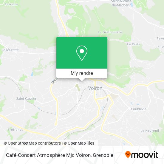 Café-Concert Atmosphère Mjc Voiron plan