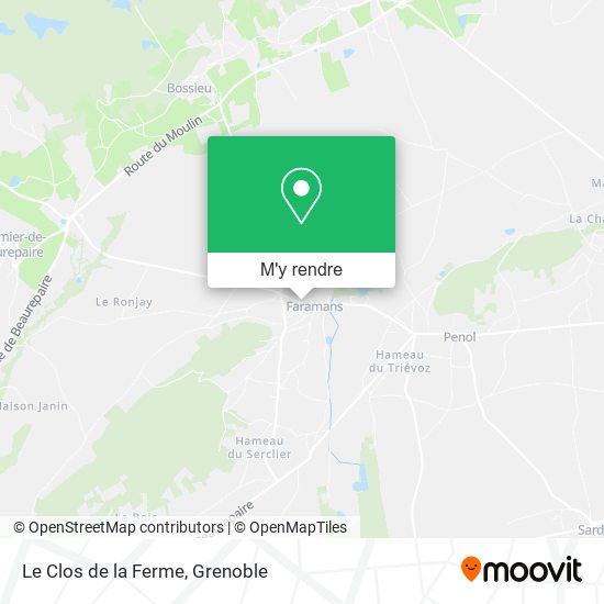 Le Clos de la Ferme plan