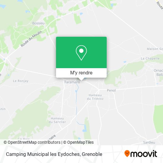 Camping Municipal les Eydoches plan