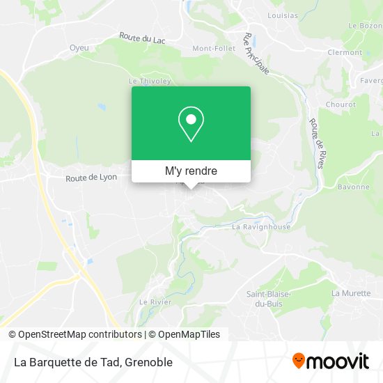La Barquette de Tad plan