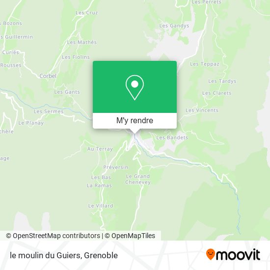 le moulin du Guiers plan