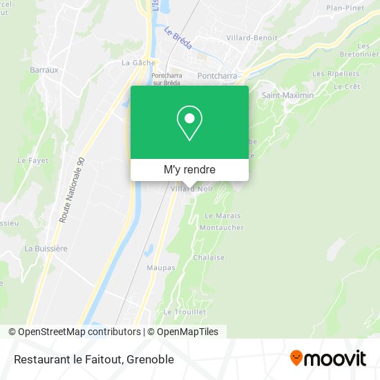 Restaurant le Faitout plan