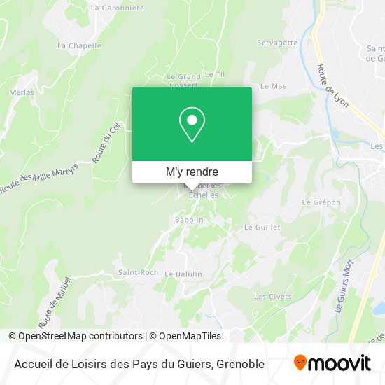 Accueil de Loisirs des Pays du Guiers plan