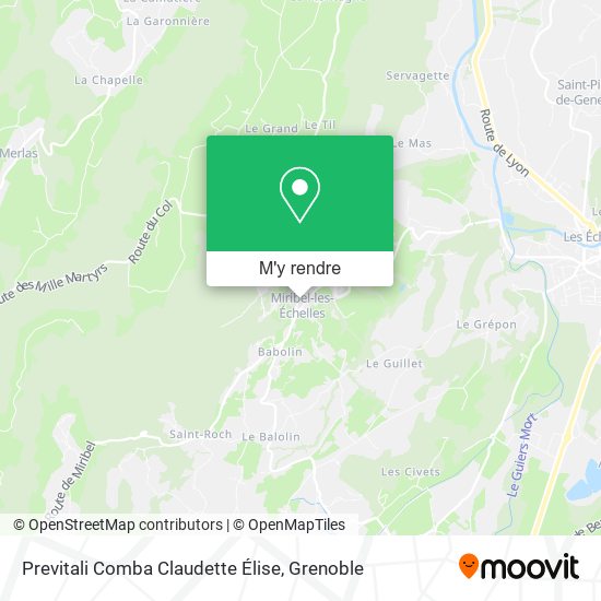 Previtali Comba Claudette Élise plan