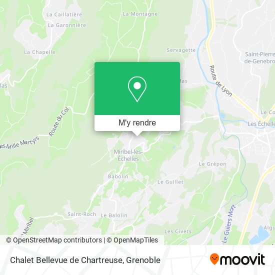 Chalet Bellevue de Chartreuse plan