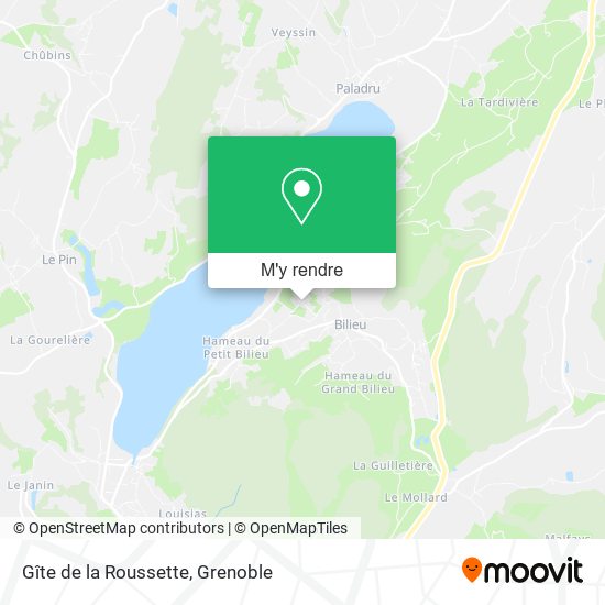 Gîte de la Roussette plan