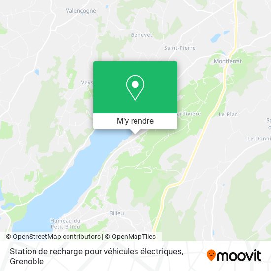 Station de recharge pour véhicules électriques plan