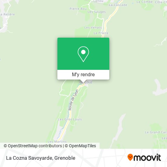 La Cozna Savoyarde plan