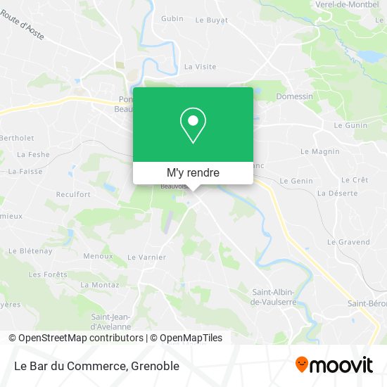 Le Bar du Commerce plan