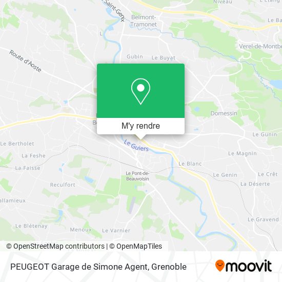 PEUGEOT Garage de Simone Agent plan