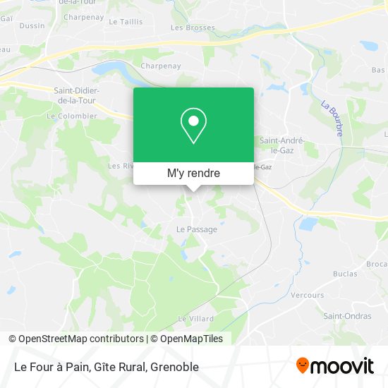 Le Four à Pain, Gîte Rural plan