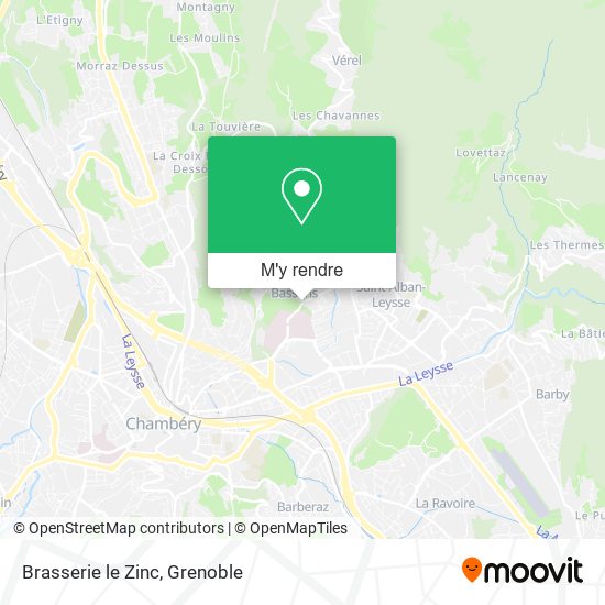 Brasserie le Zinc plan