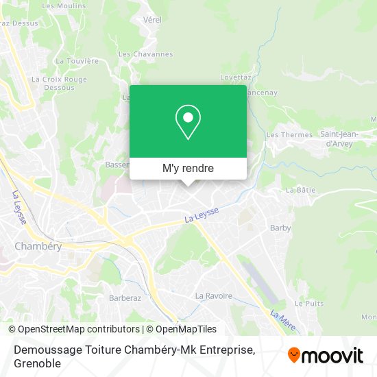 Demoussage Toiture Chambéry-Mk Entreprise plan