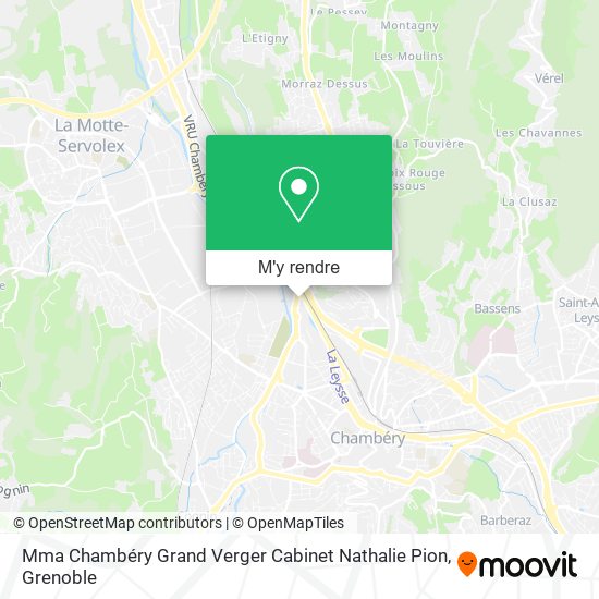 Mma Chambéry Grand Verger Cabinet Nathalie Pion plan