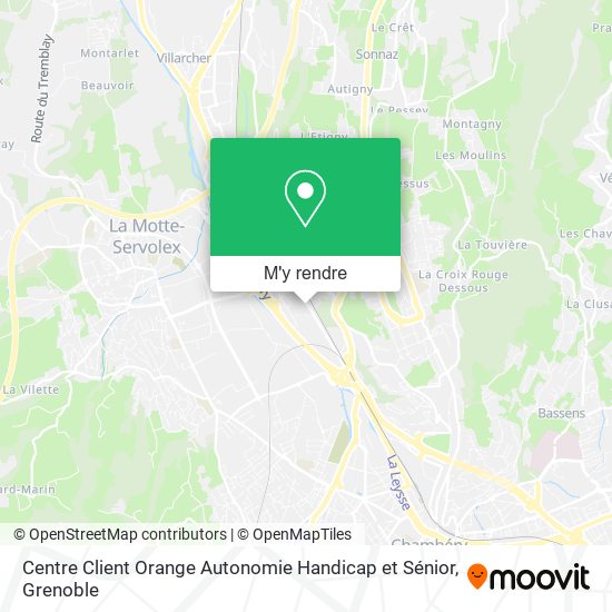 Centre Client Orange Autonomie Handicap et Sénior plan