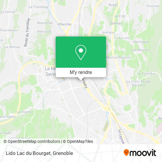 Lido Lac du Bourget plan