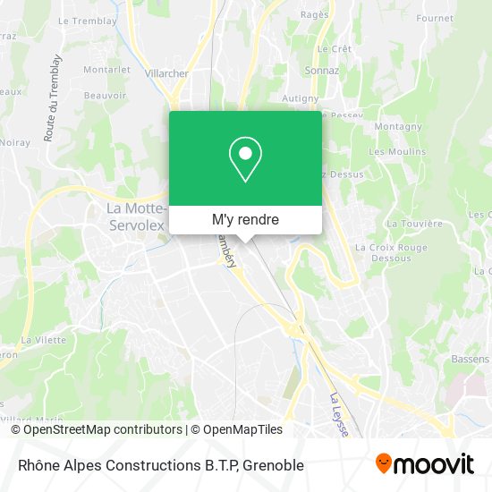 Rhône Alpes Constructions B.T.P plan