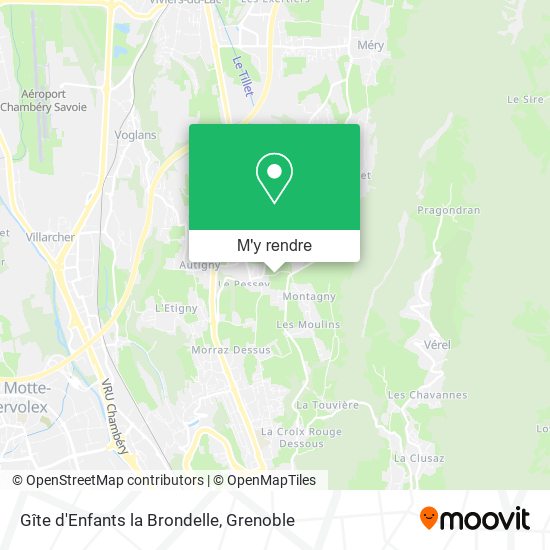 Gîte d'Enfants la Brondelle plan