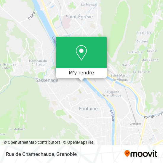 Rue de Chamechaude plan