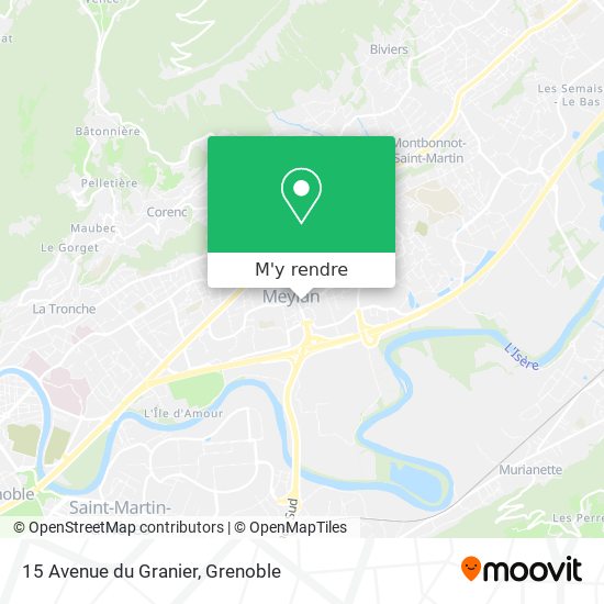 15 Avenue du Granier plan