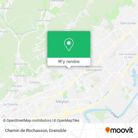 Chemin de Rochasson plan