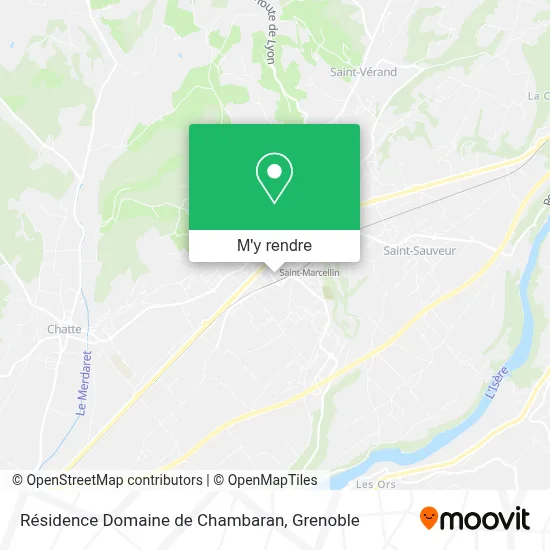 Résidence Domaine de Chambaran plan