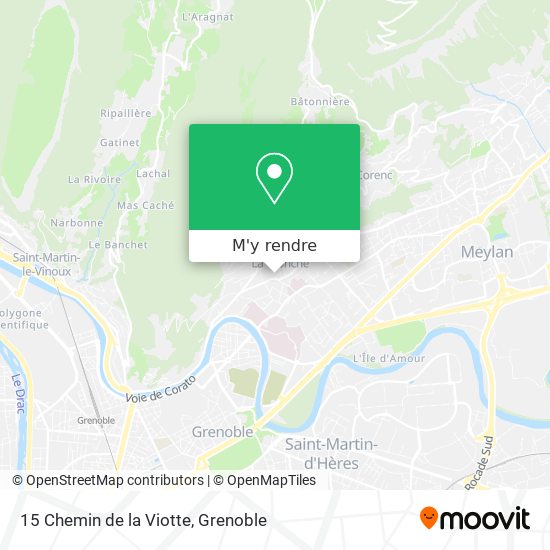 15 Chemin de la Viotte plan