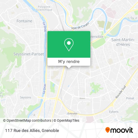 117 Rue des Alliés plan