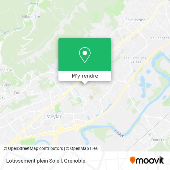 Lotissement plein Soleil plan