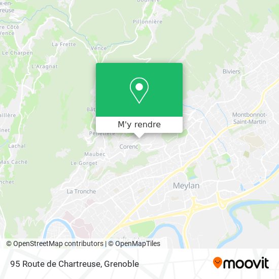 95 Route de Chartreuse plan
